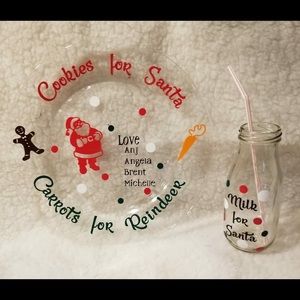 Santa Cookies Plated